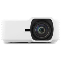 Проектор ViewSonic LSD400HD-ST, Short Throw Laser Installation, FHD 1920x1080, 4000AL, 3M:1, Throw ratio: 0.5, Optical zoom: Fixed, Throw distance: 0.44 - 3.29m, 2x HDMI, RS232, LAN, USB-A, Audio out, Speaker, H/V Keystone, 360° projection, White