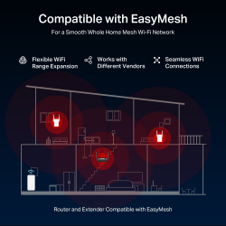 2-лентов Wi-Fi 7 рутер Mercusys MR25BE BE3600
