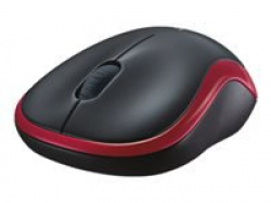 LOGITECH M185 Wireless Mouse - RED - EWR2
