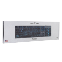 White Shark геймърска клавиатура Gaming Keyboard TACHI - Low-Profile (English US), Black