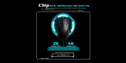 VXE професионална геймърска мишка Wireless Gaming Mouse Dragonfly R1 Pro Max 1K (4K compatible) - Kailh White Blade Switches, Orange
