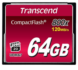 Transcend 64GB CF Card (800x) Transcend 64GB CF Card (800x)