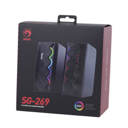 Marvo Тонколони Gaming Speakers 2.0 6W Bluetooth RGB - MARVO-SG-269