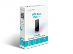 Безжичен адаптер TP-LINK Archer T2U, AC600, Dual band, USB, вградена антена                          