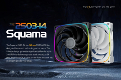 Geometric Future Комплект вентилатори Fan Pack 3-in-1 140 mm - Squama 2503W-14 White