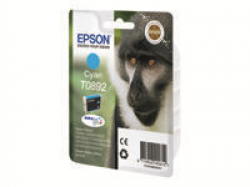 EPSON 1LB T0892 ink cartridge cyan low capacity 3.5ml 1-pack blister without alarm