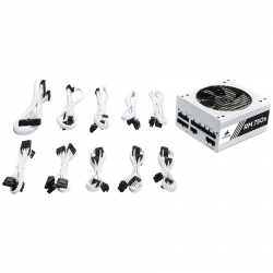 CORSAIR RMx White Series RM750x — 750 Watt 80 PLUS Gold Certified Fully Modular PSU (EU)
