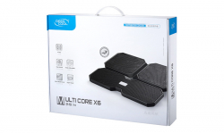 DeepCool Охладител за лаптоп Notebook Cooler MULTI CORE X6 15.6" - Black