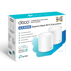 Безжична Wi-fi 6 Mesh система TP-Link Deco X50(2-pack) AX3000