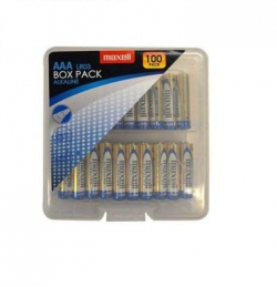 Алкални батерии MAXELL LR03 AAA 10x10 бр / 100 бр. в PVC кутия