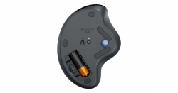 Безжична оптична мишка Logitech ERGO M575S graphite, Trackball