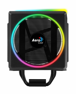 AeroCool охладител CPU Cooler - Cylon 4 BLACK aRGB PWM - ACTC-CL30410.01