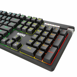 Marvo механична клавиатура Gaming Keyboard Mechanical KG948 - 108 keys, RGB, Macros, Blue switches