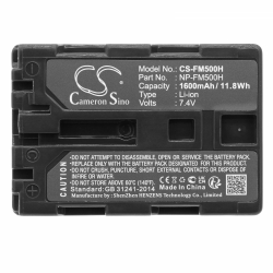 Батерия за фотоапарат NPFM500H LiIon 7.2V 1600mAh  Cameron Sino