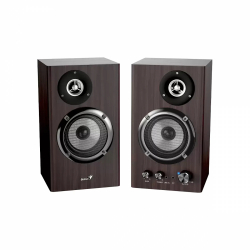 Genius тонколони Speakers 2.0 - SP-HF1812BT - 50W RMS, Bluetooth 5.3, Dark Brown