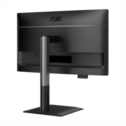 Монитор AOC 24P4CV, 23.8 inch, IPS panel, AG, 300cd/m2, 1500:1, 4ms, 120Hz, HDR, Anti Blue Light, HDMI, DP, DP out, USB-C, 4x USB, LAN, Speakers, KVM, HAS, Swivel, Tilt, Pivot, VESA, Energy class C