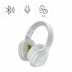 HAMA Блутут Слушалки "Spirit Calypso III", Over-Ear, Bass Boost, Fold, бял