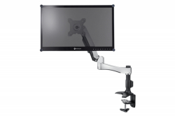 Стойка за монитори DMC-01 Arm Desk Mounting Clamp, VESA 75/100, up to 10kg, Swivel -90/+90, Tilt -20/90, 360 rotation, Arm Lift 33 cm, Silver
