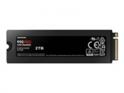 Samsung SSD 990 PRO 2TB Heatsink PCIe 4.0 NVMe 2.0 M.2 V-NAND 3-bit MLC, 256-bit Encryption, Read 7450 MB/s Write 6900 MB/s