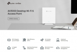 Точка за достъп TP-Link Omada EAP650-Desktop AX3000 Wi-fi 6