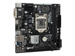 ASROCK Main Board Desktop H310CM-HDV (S1151, 2xDDR4,1xPCIe x16,1xPCI Ex1, 4 SATA3 ,GLAN,VGA,DVI,HDMI,USB 3.1 ) mATX retail