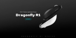VXE професионална геймърска мишка Wireless Gaming Mouse Dragonfly R1 Pro Max 1K (4K compatible) - Kailh White Blade Switches, Black