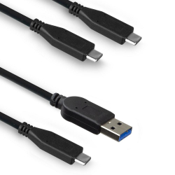 Чекмедже за твърд диск ACT AC1225, SATA, 2.5", USB-C 3.2 Gen2, Черен                          