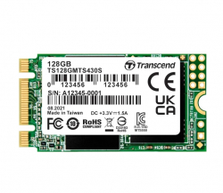 Transcend 128GB, M.2 2242 SSD, SATA3 B+M Key, TLC