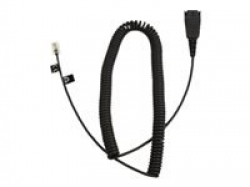 JABRA QD to RJ10 coiled 0.5-2meters Siemens compatibility