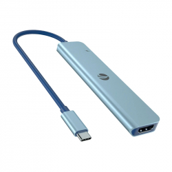 VCom докинг станция Docking Station Type-C 7-in-1 - CUE18 - PD3.0 100W, HDMI, USB3.0 x 1, USB2.0 x 2, SD, TF