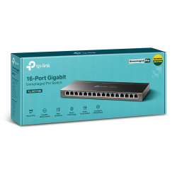 16-портов неуправляем гигабитов комутатор TP-Link TL-SG116E