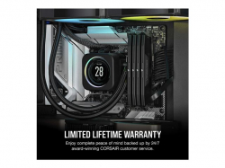 CORSAIR VENGEANCE DDR5 64GB 2x32GB 5600MHz DIMM Unbuffered 40-40-40-77 Std PMIC XMP 3.0 Black Heatspreader Black PCB 1.25V