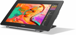 Графичен дисплей таблет HUION Kamvas Pro 16 4K GT1561, USB-C, Черен/Сребрист                          