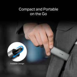 Мрежов адаптер TP-Link USB Type-C към 2.5 Gigabit Ethernet UE302C