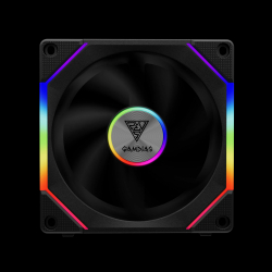 Gamdias Комплект вентилатори Fan Pack 3-in-1 3x120mm - AEOLUS P2-1203, Swappable Fan Blades (Reverse Fan Blades Included), Daisy-Chain, Infinity Mirror, A-RGB