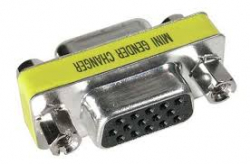 VCom Адаптер Adapter VGA HD15 F / F - CA082                          