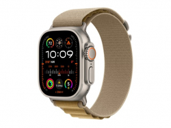 Смартчасовник APPLE Watch Ultra2 v2 Cellular 49mm Natural Titanium Case with Tan Alpine Loop S