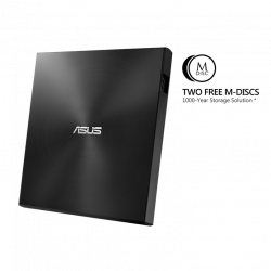 ASUS SDRW-08U7M-U/BLK/G/AS External DRW Asus SDRW-08U7M-U USB Black + 2 Bonus M-Discs