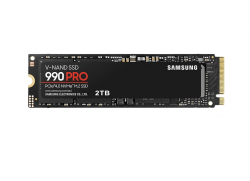 Samsung SSD 990 PRO 2TB PCIe 4.0 NVMe 2.0 M.2 V-NAND 3-bit MLC, 256-bit Encryption, Read 7450 MB/s Write 6900 MB/s