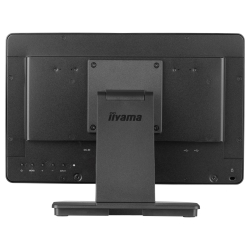 Монитор IIYAMA T1633MSC-B1, 15.6", IPS panel, Edge to edge glass, FHD 1920x1080, 16:9, 450cd/m2, 1000:1, 5ms, 10-pts PCAP touch, HDMI, DisplayPort, 2x USB, Speakers, IP54 front, Tilt, VESA 100, Black