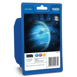 Brother LC-1280XL C/M/Y Rainbow Bonus Pack Ink Cartridge                          