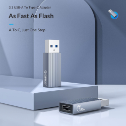 Orico Адаптер Adapter USB3.1 to Type-C (female) - AH-AC10-GY