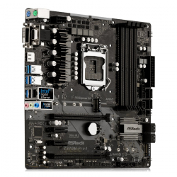 ASROCK Main Board Desktop Z370 (S1151, 4xDDR4,2xPCIe x16,2xPCI Ex1, 6 SATA3, 1xUltra M.2 ,GLAN,VGA, DVI, HDMI, USB 3.1 ) mATX retail
