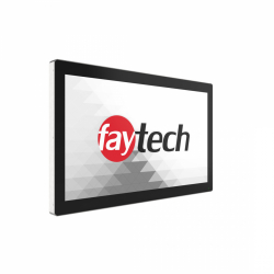 Тъч компютър Faytech 4010084058 FT215X6211EIP65HB, 21.5 inch, 16:9, AG, FHD, 1000cd/m2, 1000:1, PCAP touch, Intel Atom EHL-X6211E, 8GB, 128GB, Debian 12, HDMI, DP, 4x USB, RS232, LAN, Speakers, Audio, 9-36V, OB, Full IP65, Black