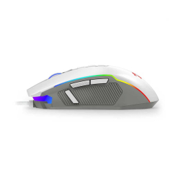 Геймърска мишка Redragon Ranger Basic M910H с RGB осветление - бяла