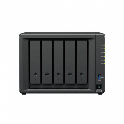 Мрежов сторидж Synology NAS DS1525+, за 5 диска, AMD Ryzen V1500B, 8GB DDR4 SODIMM