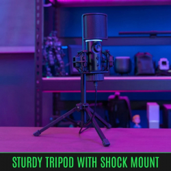 Streamplify професионален стрийминг микрофон с трипод Streaming Microphone With Tripod RGB - MIC TRIPOD - SPMC-MZ1C127.11