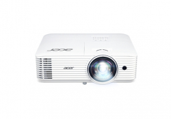Acer Projector H6518STi, DLP, Short Throw, FHD (1920x1080), 3500 ANSI Lumens, 10 000:1, 1x, 3D ready, HDMI 2x1.4, VGA in, DC Out (5V/1A,USB Type A), RS232, Audio in/out, Wireless dongle included, Speaker 3W, Bag, 2.95kg, 2Y, White                          