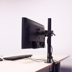 Стойка за монитор за бюро ACT AC8301, Регулируема, 10" - 35", 8 кг, Черен