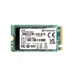 Transcend 2TB, M.2 2242, PCIe Gen3x4, NVMe, 3D TLC, DRAM-less